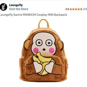 Loungefly Sanrio Monkichi Mini Backpack